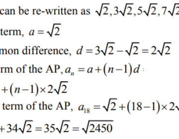 Find the 18th term of the AP √2, √18, √50, √98,….