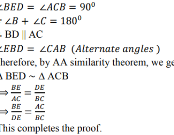 In the given figure, DB⊥BC, DE⊥AB and AC⊥BC. Prove that BE/DE = AC/BC