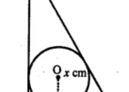 Question 12. (a) ln the figure (i) PQ = 24 cm, QR = 7 cm and ∠PQR = 90°. Find the radius of the inscribed circle ∆PQR