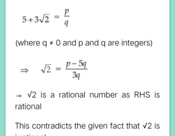 Prove that the following number is irrational: 5+3√2