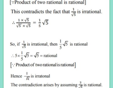 Prove that the following number is irrational: 3/√5