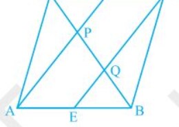 In a parallelogram ABCD, E and F are the mid-points of sides AB and CD respectively (see Fig. 8.31). Show that the line segments AF and EC trisect the diagonal BD. Q.5