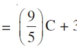 In countries like USA and Canada, temperature is measured in Fahrenheit, whereas in countries like India, it is measured in Celsius. Here is a linear equation that converts Fahrenheit to Celsius:(iii) If the temperature is 95°F, what is the temperature in Celsius? Q.8(3)