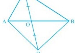 In Fig. 9.24, ABC and ABD are two triangles on the same base AB. If line- segment CD is bisected by AB at O, show that: ar(ABC) = ar(ABD). Q.4