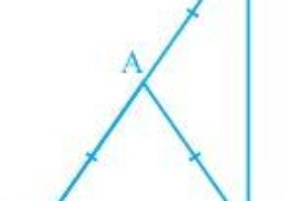 ΔABC is an isosceles triangle in which AB = AC. Side BA is produced to D such that AD = AB (see Fig. 7.34). Show that BCD is a right angle.Q.6